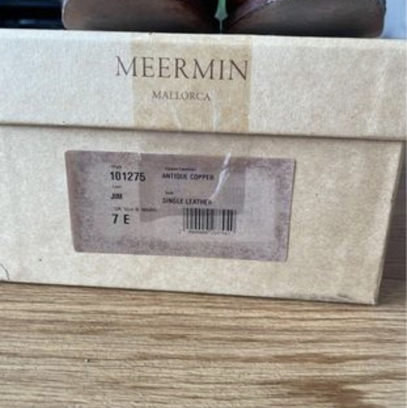 Meermin Leather Shoe men size 8 - Picture 5 of 6